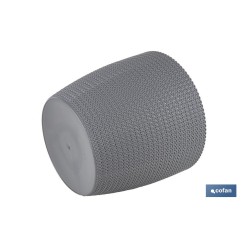 MACETA O MACETERO TRENZADA COLOR GRIS OSCURO PP Ø 215 X 185 MM 5,2 L venta unitaria