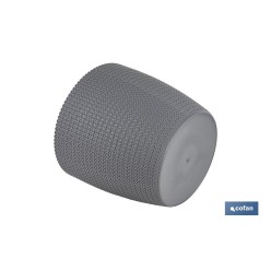 MACETA O MACETERO TRENZADA COLOR GRIS OSCURO PP Ø 359 X 315 MM 26,5 L