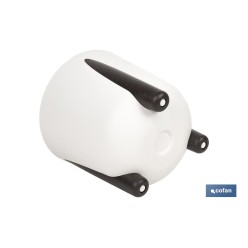 MACETA CON PATAS Y FILTRO DE DRENAJE COLOR CREMA PP Ø 212 X 203 MM 5,1 L venta unitaria