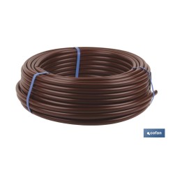 TUBO 100M RIEGO GOTEO MARRON (Sin goteros) Ø16MM