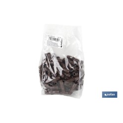 ENLACE RECTO Ø16MM (MARRÓN-MAX SEGUR.)