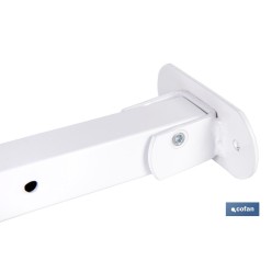 TENDEDERO DE PARED ABATIBLE JUEGO DE DOS SOPORTES LARGO 50,5 CM