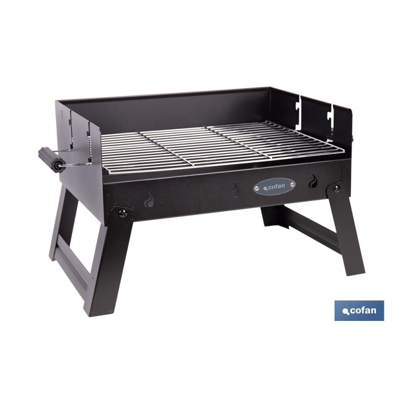 BARBACOA DE CARBÓN PORTÁTIL 455 X 345 X 315 MM