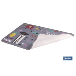 FELPUDO CON ESTAMPADO DIGITAL GOOD 50 x 70 CM