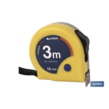 FLEXÓMETRO 16 MM X 3 M