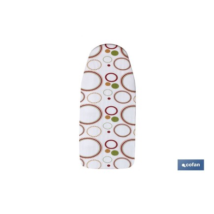 FUNDA TABLA PLANCHAR ACOLCHADA 140X60 PUNTOS