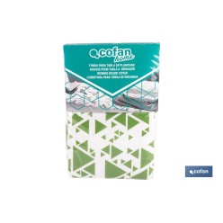 FUNDA ACOLCHADA PARA TABLA DE PLANCHAR 140 X 60 CM VERDE