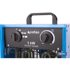 CALEFACTOR INDUSTRIAL DE 400 V TRIFÁSICO 30/2500/5000 W