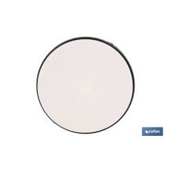 CATADIÓPTRICO REDONDO ÁMBAR Ø60 MM CON AGUJERO SIN TORNILLO CON ADHESIVO