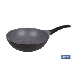SARTÉN WOK DE INDUCCIÓN DE ALUMINIO FORJADO Ø30 CM ANZIO
