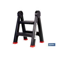 TABURETE ESCALERA 2 PELDAÑOS 470 X 435 X 630 MM