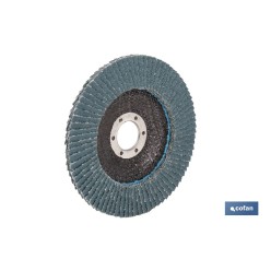 DISCO LAMINADO PROFESIONAL PLANO 125 MM. G-40 ZIRCONIO