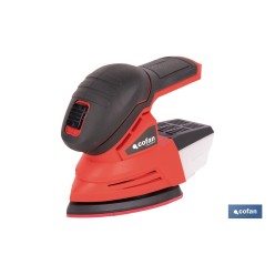 LIJADORA MOUSE A BATERÍA Li-ion 20 V 11000 RPM SIN CARGADOR NI BATERÍA