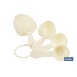 JUEGO DE 4 CUCHARAS MEDIDORAS 60 ML, 80 ML, 120 ML, 240 ML
