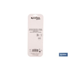 PACK DE 3 CUCHILLOS PARA FRUTA Y VERDURA 21 CM