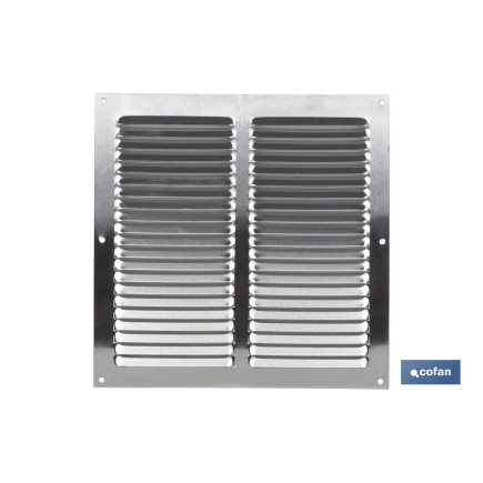 REJILLA DE VENTILACIÓN ALUMINIO 25 X 25 CM venta unitaria