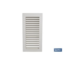 REJILLA DE VENTILACIÓN ABS PARA EMPOTRAR 13 X 26 CM venta unitaria