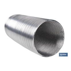 TUBO FLEXIBLE SEMIRRÍGIDO ALUMINIO Ø80 MM X 3 M
