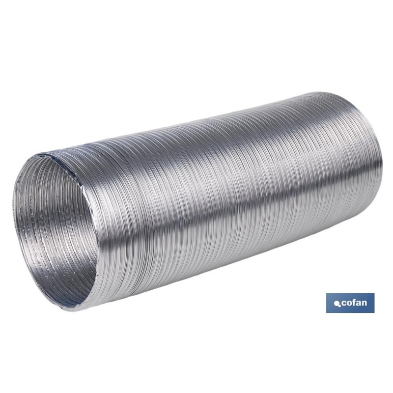 TUBO FLEXIBLE SEMIRRÍGIDO ALUMINIO Ø150 MM X 1,5 M