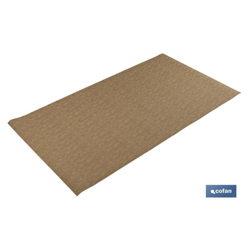 ALFOMBRA ANTIDESLIZANTE RUGOSA BEIGE 130 X 70 CM