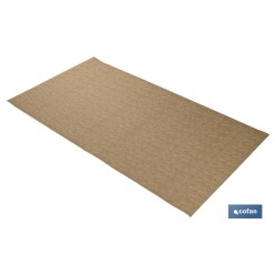 ALFOMBRA ANTIDESLIZANTE RUGOSA BEIGE 130 X 70 CM