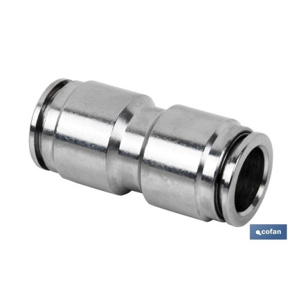 EMPALME RAPIDO METALICO RECTO T-4 Venta unitaria