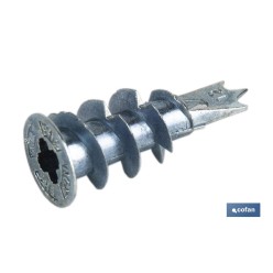 TACO ZAMAK 13X32 PARA PLACAS C/TORNILLO 4,2X32 Venta unitaria