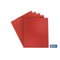 PLIEGO LIJA MADERA/PARED G.40 (230X280) Venta unitaria