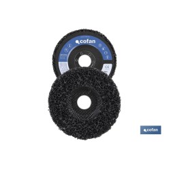 DISCO VELLON P/LIMPIEZA FIBRA-PLANO 115X22,2 Venta unitaria