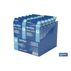 CAJA 30 UNDS. GUANTES NITRILO T-S