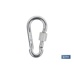 MOSQUETON CON SEGURO M-7X70 Venta unitaria