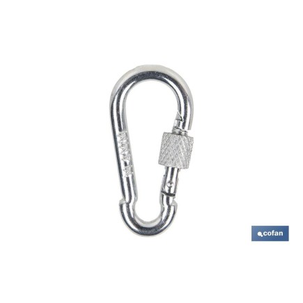 MOSQUETON CON SEGURO M-7X70 Venta unitaria