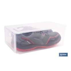 ZAPATERO APILABLE TRANSPARENTE 35,5 X 24,5 X 13,5 CM