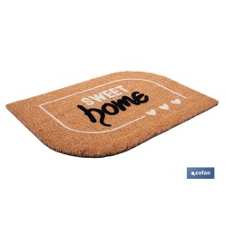 FELPUDO INTERIOR COCO FLOQUEADO 40X60X1,50 CM (SWEET HOME)