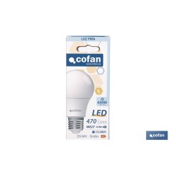 BOMBILLA LED CLASSIC E27 4.9W 470 LM 6500K