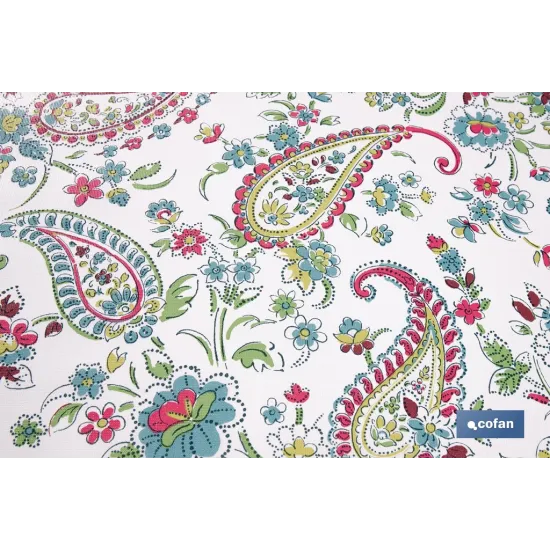 ROLLO DE HULE DISEÑO JARDÍN FLORAL 1,40 x 25 M