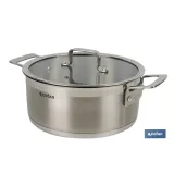 PACK DE CACEROLA INDUCCIÓN 4.3 L, CAZO 1L INDUCCIÓN, SARTEN INDUCCIÓN 20 CM