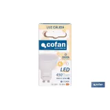 BOMBILLA LED GU10 4.9 W 450 LM 3000 K