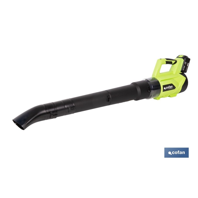 SOPLADORA ELÉCTRICA A BATERÍA LI-ION 20 V 22.500 RPM