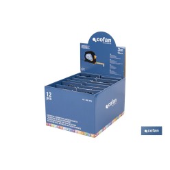 EXPOSITOR DE FLEXÓMETROS ANTIDESLIZANTES 16 MM X 3 M 12 UDS.