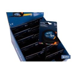 EXPOSITOR DE FLEXÓMETROS ANTIDESLIZANTES 19 MM X 5 M 12 UDS.