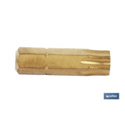 PUNTA TITANIO 1/4 25MM, T-40