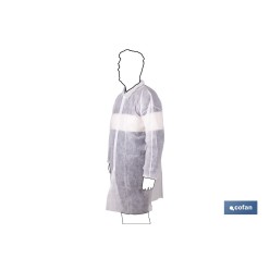 BATA BLANCA DESECHABLE DE PP TALLA ÚNICA