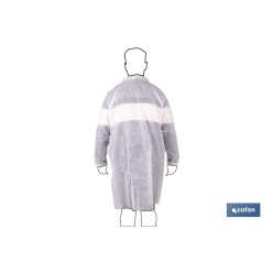 BATA BLANCA DESECHABLE DE PP TALLA ÚNICA