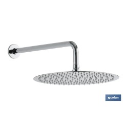 CONJUNTO DE DUCHA EMPOTRADA MONOMANDO REDONDA CROMADA