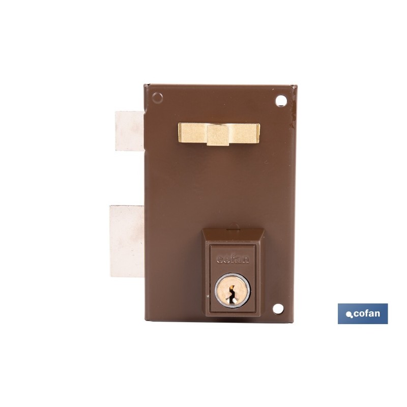 CERRADURA DE SOBREPONER IZQUIERDA 70 MM ADAPTABLE AL MODELO 56A