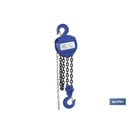 POLIPASTO MANUAL 2,0 T ELEVACIÓN 6 M