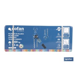 POLIPASTO DE PALANCA 3,0 T ELEVACIÓN 1,5 M