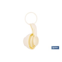 JUEGO DE 4 CUCHARAS MEDIDORAS 60 ML, 80 ML, 120 ML, 240 ML