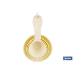 JUEGO DE 4 CUCHARAS MEDIDORAS 60 ML, 80 ML, 120 ML, 240 ML